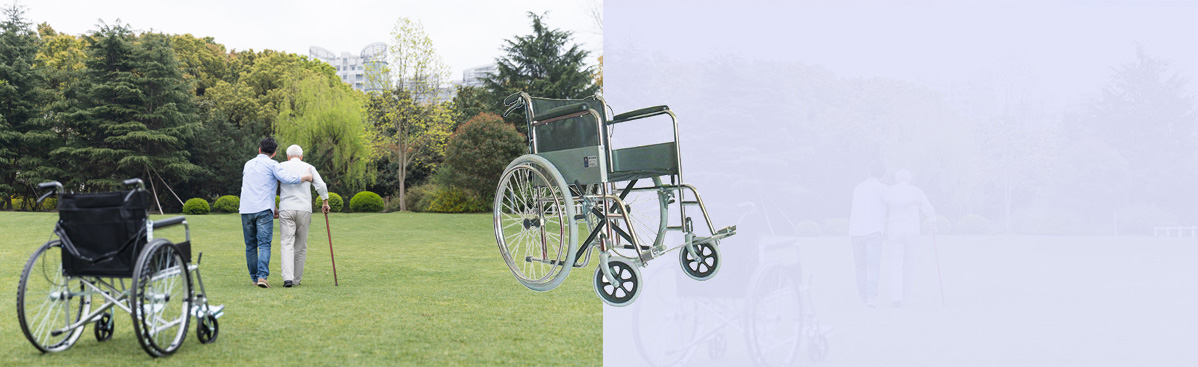 碳钢镀铬手动轮椅